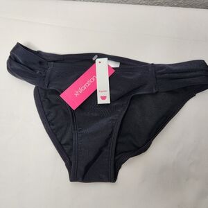 Xhilaration Black Bikini Bottom Size XS NWT